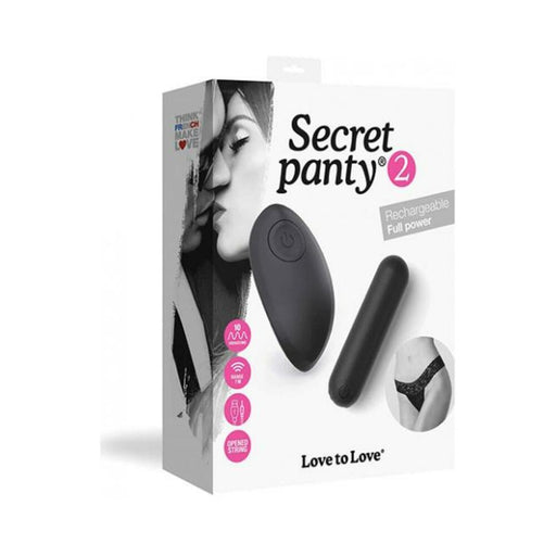 Love To Love Secret Panty 2 Black Onyx | SexToy.com