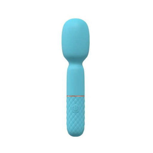 Loveline Bella 10 Speed Vibrating Mini-wand Silicone Rechargeable Waterproof Blue - SexToy.com