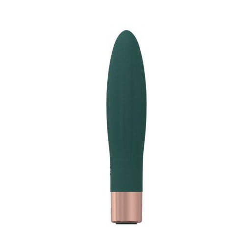 Loveline Fame 10 Speed Mini-vibe Silicone Rechargeable Waterproof Forest Green - SexToy.com