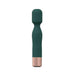 Loveline Glamour 10 Speed Mini-wand Silicone Rechargeable Waterproof Forest Green - SexToy.com