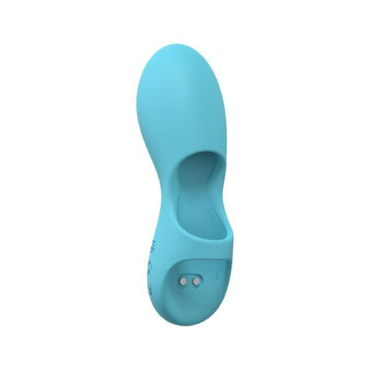 Loveline Joy 10 Speed Finger Vibe Silicone Rechargeable Waterproof Blue - SexToy.com