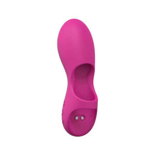 Loveline Joy 10 Speed Finger Vibe Silicone Rechargeable Waterproof Pink - SexToy.com