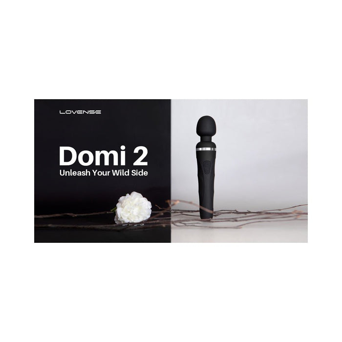 Lovense Domi 2 App Controlled Wand Vibrator | SexToy.com