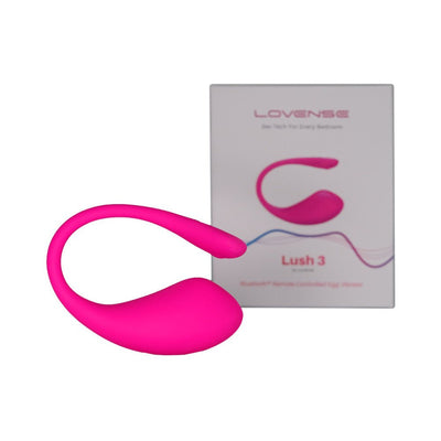 Lovense Lush 3 App Controlled Egg Vibrator Pink Lovense Lush 3 App Controlled Egg Vibrator Pink