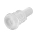 Translucent white Lovense Neutral replacement sleeve for Solace with smooth, rounded opening and textured interior.