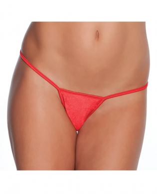 Low Rise Lycra G-String Red O/S | SexToy.com