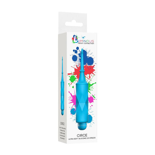 Luminous Circe Abs Bullet With Silicone Sleeve 10-Speeds Turquoise - SexToy.com