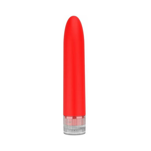 Luminous Eleni Super-soft Abs Multi-speed Vibrator Red | SexToy.com