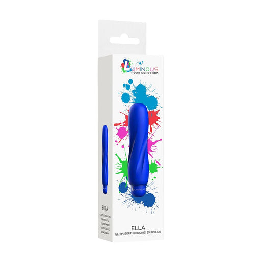 Luminous Ella Abs Bullet With Silicone Sleeve 10-Speeds Royal Blue - SexToy.com