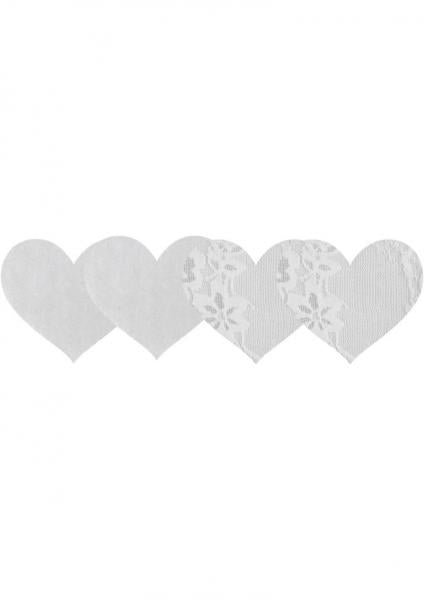 Luminous Hearts Pasties White 2 Pack | SexToy.com