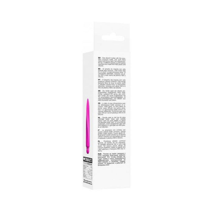 Luminous Myra Abs Bullet With Silicone Sleeve 10 Speeds Fuchsia | SexToy.com