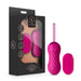 Lush Carina insertable bullet vibrator and wireless remote in pink with textured surface and black decorative packaging.