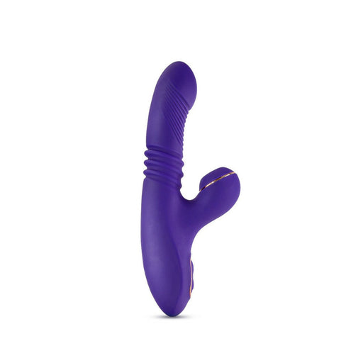 Lush Iris Thrusting Suction Dual Action Vibrator Purple | SexToy.com