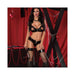 Lust Fetish Electra Top and Shorts Black L/XL | SexToy.com