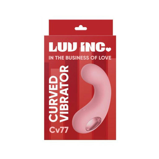 Luv Inc. Curved Vibrator - Light Pink - SexToy.com