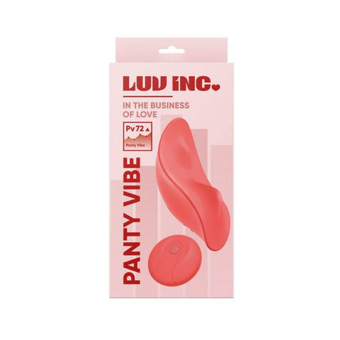 Luv Inc Pv72 Panty Vibe Coral | SexToy.com