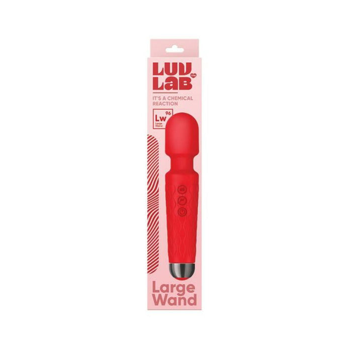 Luv Lab Lw96 Large Wand Silicone Red | SexToy.com