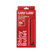 Luv Lab Sb33 Shiny Bullet in red with sleek metallic finish in branded red packaging.