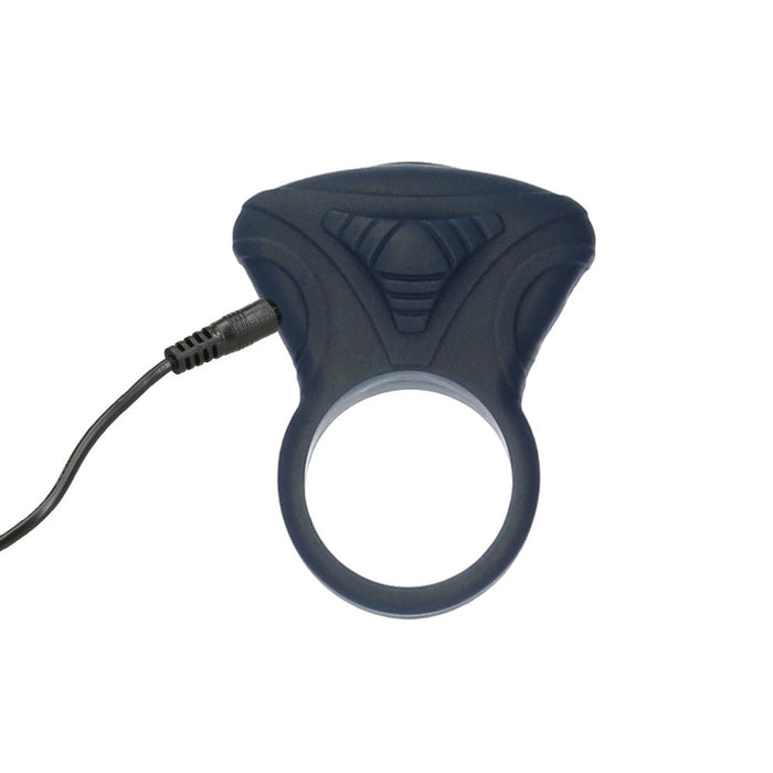 Lux Active Circuit 3 In. Vibrating Ring Silicone Black - SexToy.com