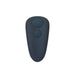 Black ergonomic remote control with two buttons for Lux Active Revolve massager functions.