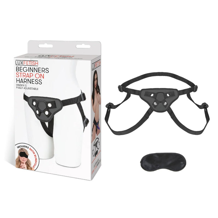 Lux Fetish Beginners Strap On Harness Black - SexToy.com