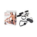 Lux Fetish 7-piece bondage kit with adjustable cuffs, hogtie connector, black ball gag, and satin blindfold.