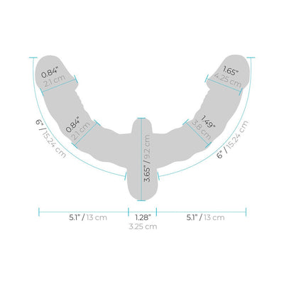 Lux Fetish Pleasure For 2 Double-ended Strap-on - Purple - SexToy.com