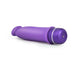 Purple silicone vibrator with smooth texture and rounded tip, featuring a twist dial control at the base.