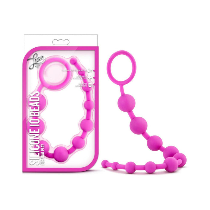 Luxe Silicone Anal Beads - SexToy.com