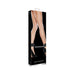 Packaging of Luxury Spreader Bar showing legs in black high heels with black padded ankle cuffs connected by a metal spreader bar.