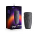 M Elite Platinum Gript Silicone Stroker Black - SexToy.com