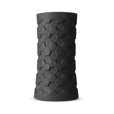 M Elite Platinum Hekx Silicone Stroker Black - SexToy.com