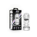 Clear M for Men Soft and Wet Magnifier stroker with textured interior and black packaging box.