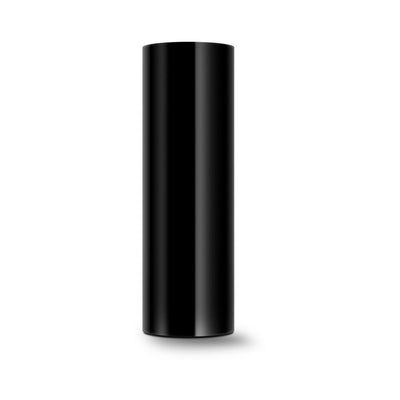 Black sleek cylindrical stroke sleeve for men, designed for versatile and enhanced sensation.