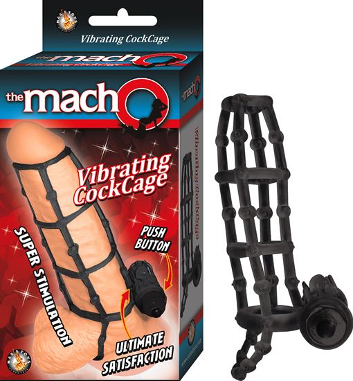 Macho Vibrating Cockcage Black | SexToy.com