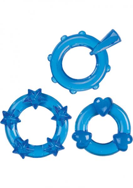 Magic C Rings Set Of 3 Blue | SexToy.com