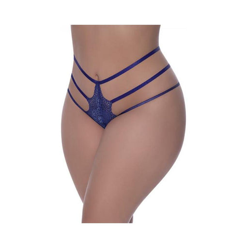 Magic Silk Berrylicious Strappy Panty Blueberry Queen Size | SexToy.com