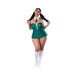 Magic Silk Dress Up Homeroom Hottie Costume Teal Queen Size - SexToy.com