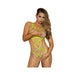 Magic Silk Strap Tease Cupless & Crotchless Teddy Yellow S/m | SexToy.com