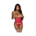 Magic Silk With Love Gartered Waist Cincher & Tanga Panty | SexToy.com