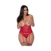 Magic Silk With Love Gartered Waist Cincher & Tanga Panty | SexToy.com