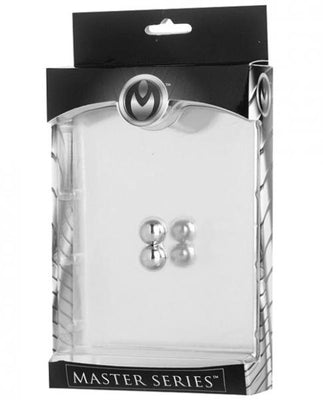 Magnus Mighty Magnetic Orbs in clear packaging with two small silver magnetic balls from Master Series.