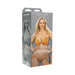 Packaging box for Main Squeeze Julia Ann Ultraskyn stroker featuring a photo of Julia Ann in an orange bikini.