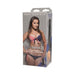 Packaging box of Main Squeeze Dani Daniels Ultraskyn stroker featuring a model in patriotic bikini and product details.