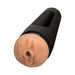 Main Squeeze Dani Daniels textured Ultraskyn masturbator with black ergonomic outer case and adjustable suction base.