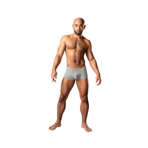 Male Power Labyrinth Mini Short Grey Weave S - SexToy.com
