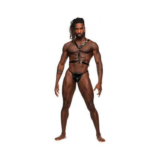 Male Power Men's Leather Sagittarius Black O/s | SexToy.com