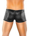 Male Power Satin Lycra Boxer Shorts Black Medium | SexToy.com