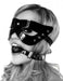 Masquerade Mask & Ball Gag Black | SexToy.com