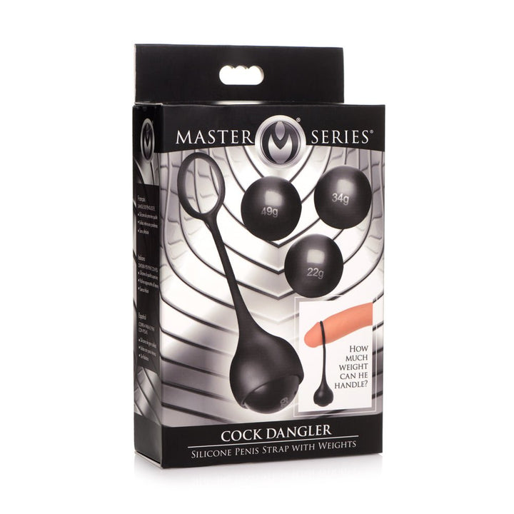 Master Series Cock Dangler Silicone Penis Strap With Weights - SexToy.com